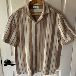 Zara Striped Casual Shirt